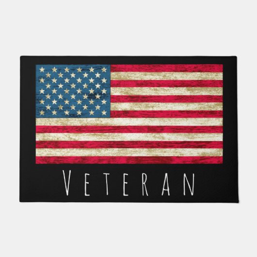 US-Kriegsveteranentagsflagge Fußmatte (Vorderseite)