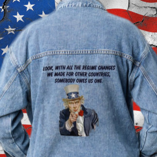 US: Länder, deren Regime wir geändert haben, schul Jeansjacke