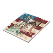 US-Liberty-Flagge Fliese (Seite)