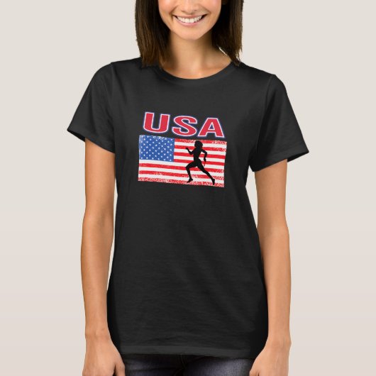 US-Lieben verfolgen Sommerspiele in Amerika T-Shirt (Vorderseite)