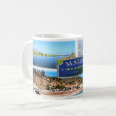 US Los Angeles - Malibu - Lagoon - Pier - Strand Kaffeetasse (Vorderseite Links)