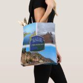 US Los Angeles - Malibu - Lagoon - Pier - Strand Tasche (Von Nahem)