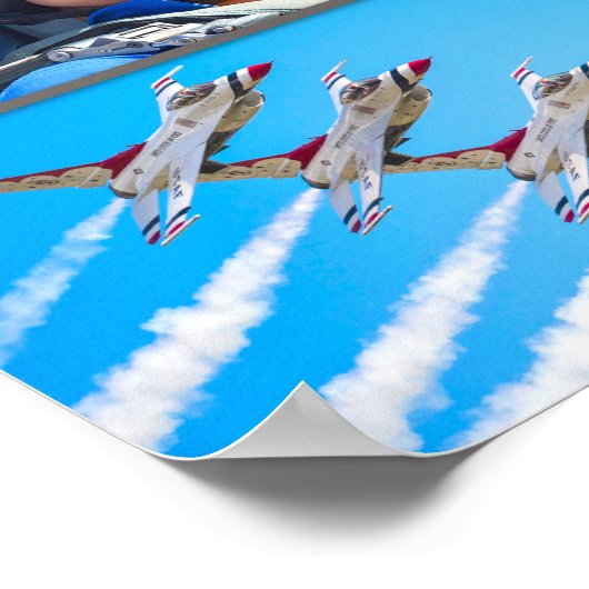 US-LUFTDEMONSTRATIONSTEAMS "MONTAGE" POSTER (Ecke)