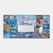 US-LUFTDEMONSTRATIONSTEAMS SCHREIBTISCHUNTERLAGE (Tastatur & Maus)