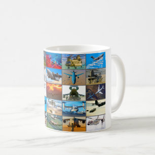 US-LUFTFAHRT "MONTAGE" KAFFEETASSE