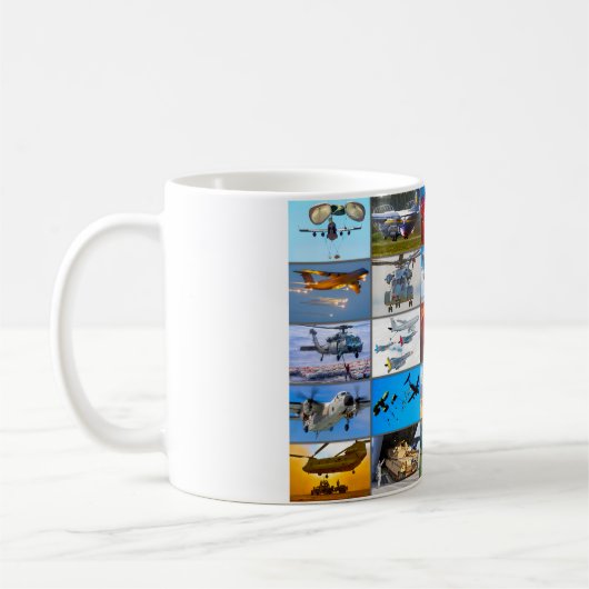 US-LUFTFAHRT "MONTAGE" KAFFEETASSE (Links)