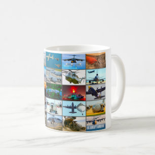 US-LUFTFAHRT "MONTAGE" KAFFEETASSE