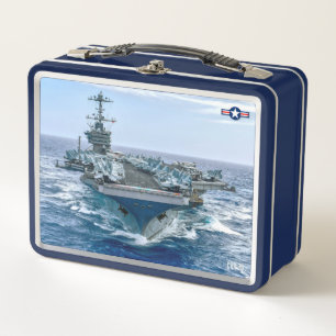 US-LUFTFAHRTUNTERNEHMEN METALL BROTDOSE