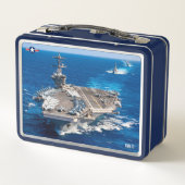 US-LUFTFAHRTUNTERNEHMEN METALL BROTDOSE (Rückseite)