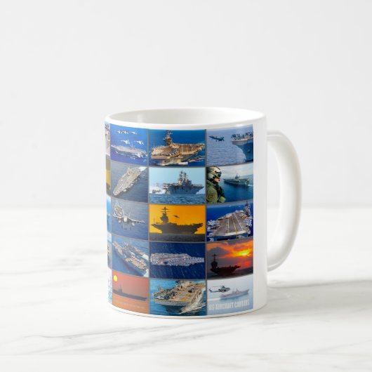 US-LUFTFAHRTUNTERNEHMEN "MONTAGE" KAFFEETASSE (VorderseiteRechts)