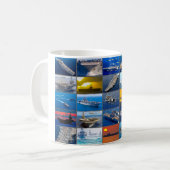 US-LUFTFAHRTUNTERNEHMEN "MONTAGE" KAFFEETASSE (Vorderseite Links)