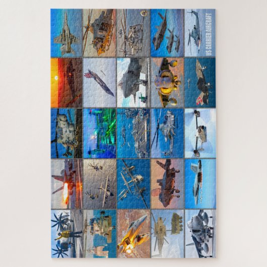 US-LUFTFAHRZEUG "MONTAGE" PUZZLE (Vertikal)