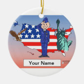 US-Luftwaffe - Männer Keramikornament (Vorne)