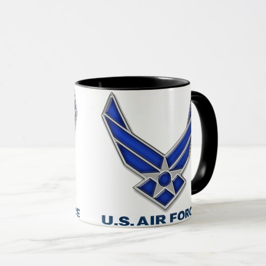 US-Luftwaffe-Symbol LICHT Tasse (VorderseiteRechts)