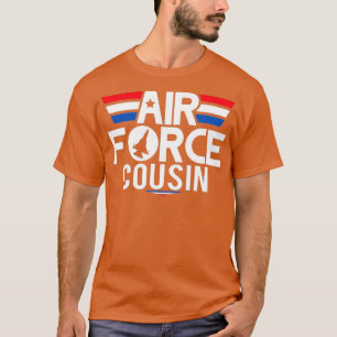 US-Luftwaffenarmee stolz patriotische Cousin-Crew T-Shirt