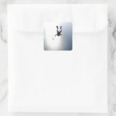 US-Luftwaffenparadies Quadratischer Aufkleber (Tasche)