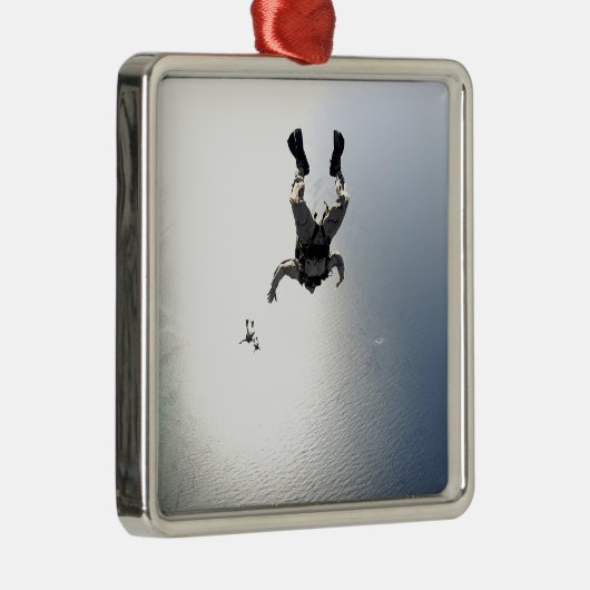 US-Luftwaffenparadies Silbernes Ornament (Rechts)