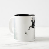US-Luftwaffenparadies Zweifarbige Tasse (Vorderseite Links)