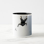 US-Luftwaffenparadies Zweifarbige Tasse (Mittel)