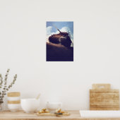 US M4 Abrams-Panzerplakat Poster (Küche)