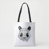 US machten handgemalte Tasche des Panda-2-Sided (Vorderseite)