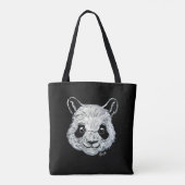 US machten handgemalte Tasche des Panda-2-Sided (Rückseite)