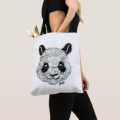 US machten handgemalte Tasche des Panda-2-Sided (Von Nahem)