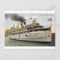US Mail Boat, Chicago, 1910 - South Haven Boat 