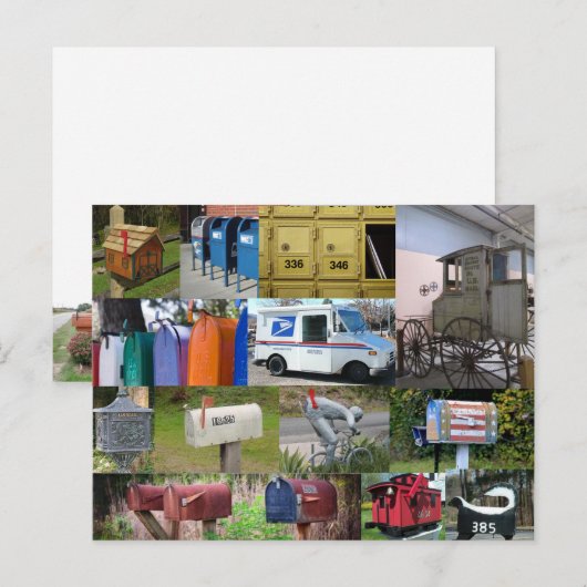 US Mail Postkarte (Vorne/Hinten)