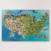 US map jigsaw puzzle usa map puzzle (Horizontal)