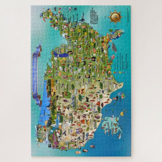 US map jigsaw puzzle usa map puzzle (Vertikal)