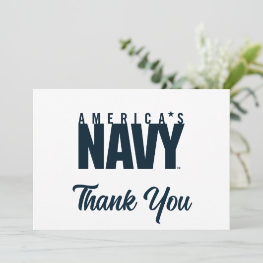 US-Marine | Amerikas Marine Dankeskarte (Stehend Vorderseite)