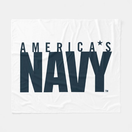 US-Marine | Amerikas Marine Fleecedecke (Vorderseite (Horizontal))