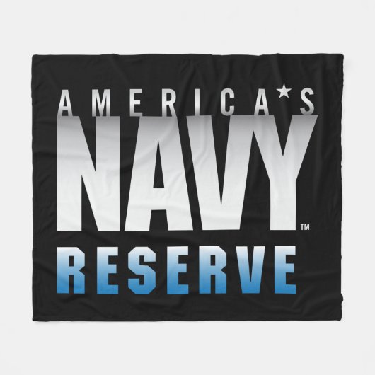 US-Marine | Amerikas Navy-Reserve Fleecedecke (Vorderseite (Horizontal))