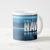 US-Marine | Amerikas Navy-Reserve Jumbo-Tasse (Vorderseite Rechts)