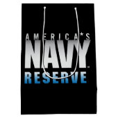 US-Marine | Amerikas Navy-Reserve Mittlere Geschenktüte (Rückseite)