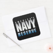 US-Marine | Amerikas Navy-Reserve Quadratischer Aufkleber (Umschlag)