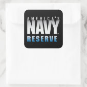 US-Marine | Amerikas Navy-Reserve Quadratischer Aufkleber (Tasche)
