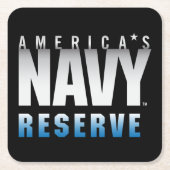 US-Marine | Amerikas Navy-Reserve Rechteckiger Pappuntersetzer (Vorderseite)