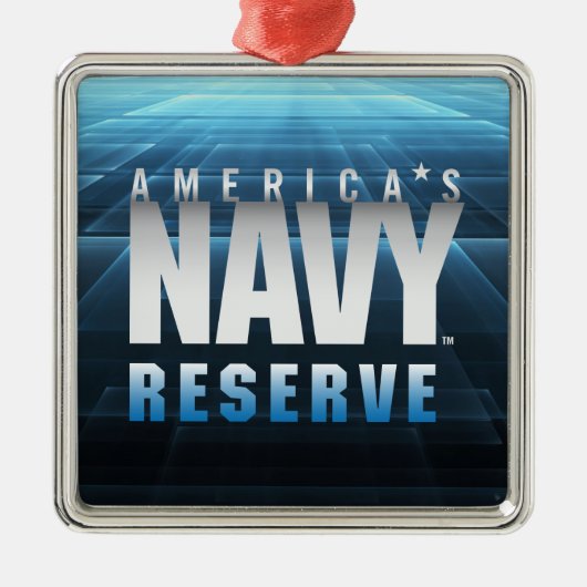 US-Marine | Amerikas Navy Reserve Silbernes Ornament (Vorne)
