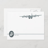 US Marine Aviation [C-130] Postkarte (Vorne/Hinten)