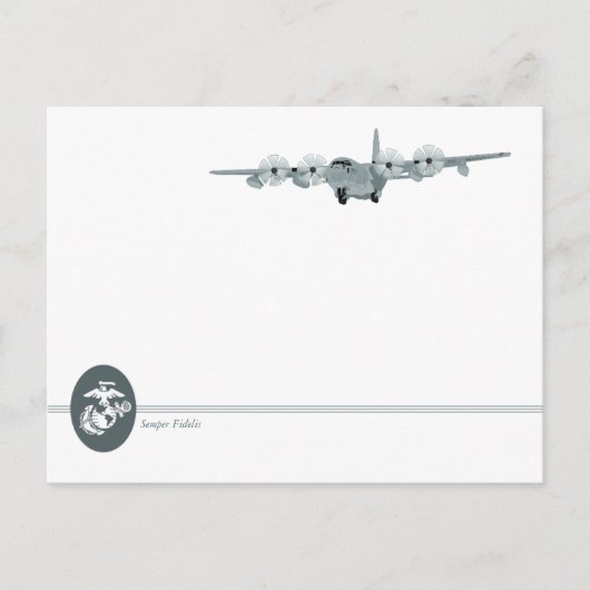 US Marine Aviation [C-130] Postkarte (Vorderseite)