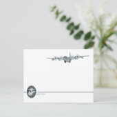 US Marine Aviation [C-130] Postkarte (Stehend Vorderseite)
