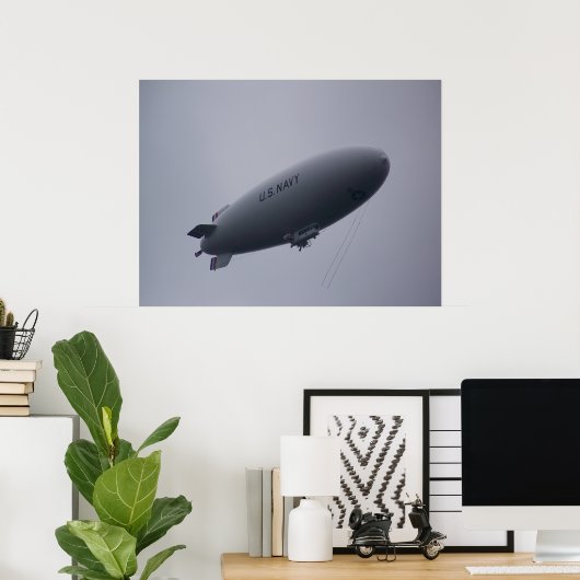 US-Marine Blimp Poster (Heimbüro)