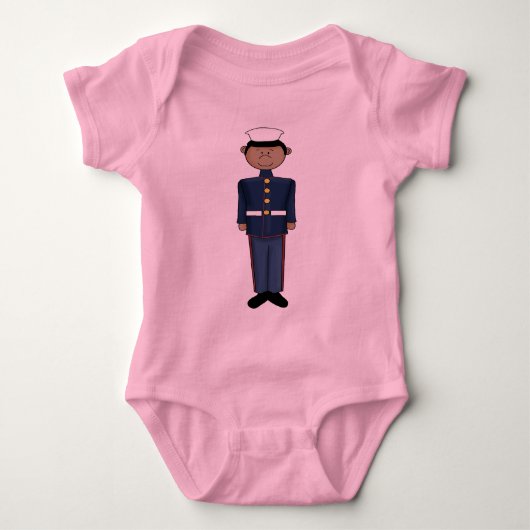 US Marine Corp Boy Baby Strampler (Vorderseite)