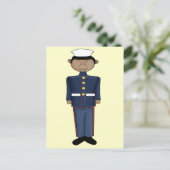 US Marine Corp Boy Postkarte (Stehend Vorderseite)