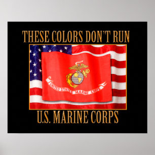 US Marine Corps 20" x 16" Print Poster