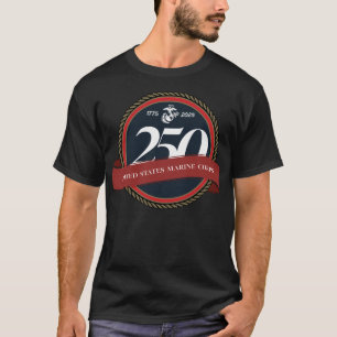 US Marine Corps 250 Jahre Siegel T-Shirt