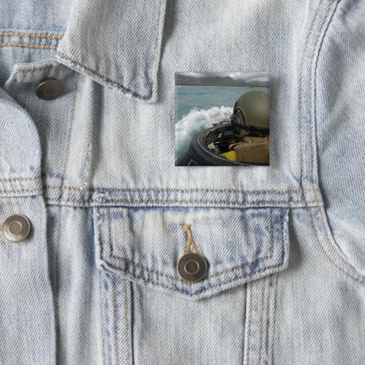 US-Marine fährt ein amphibisches Angriffsfahrzeug Button (Beispiel)