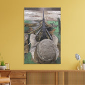 US Marine feuert eine Maschinenpistole vom Typ M2  Leinwanddruck (Insitu (Wohnzimmer))